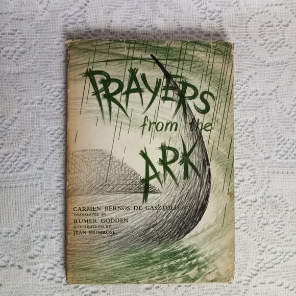 Vintage 1963 Prayers From the Ark Book Jean Primrose Hardcover Dust Jacket - Picture 1 of 12